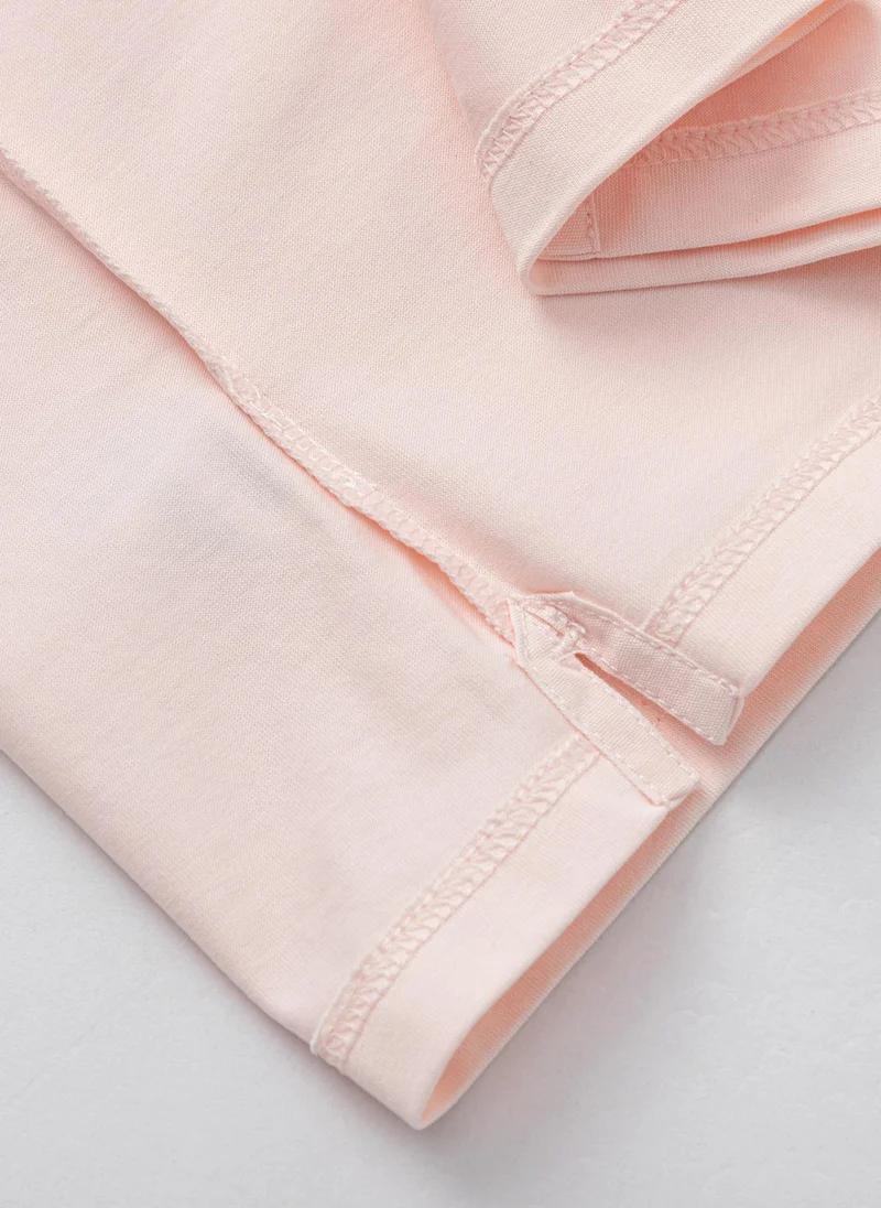 Balabala Pink Toddler Girls Round v-neck short-sleeved T-shirt for Women | Best Price UAE