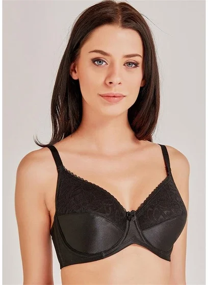ماجيك فورم 6297 Lace Hollow Contouring Bra - Black