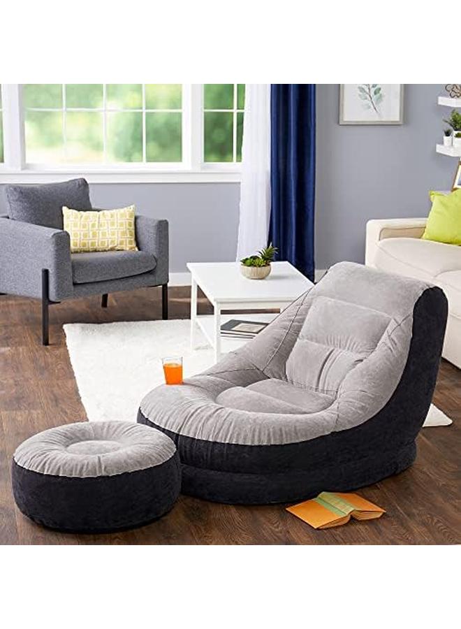 انتكس كرسي ألترا لاونج قابل للنفخ مع مسند للقدمين 68564 - Image 2