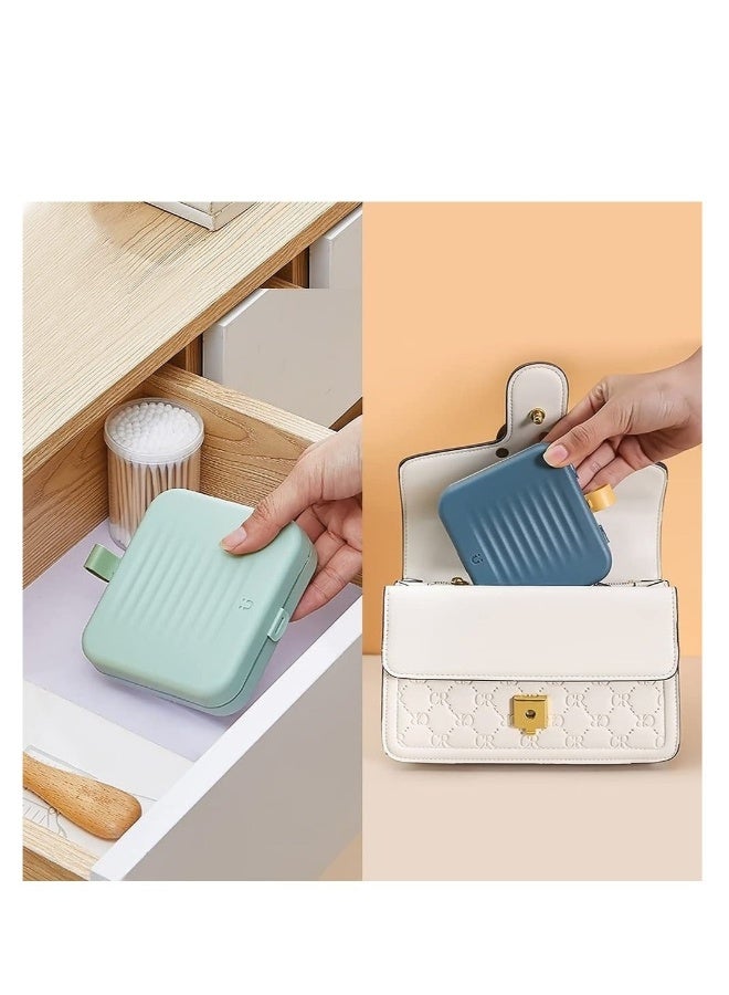 Sewing Kit, Travel Portable Sewing Supplies, for Home, Travel & Emergency, Filled with Mending and Sewing Needles, Magnetite, Scissors, Thimble, Thread, Tape Measure etc 21pcs Blue - Image 1