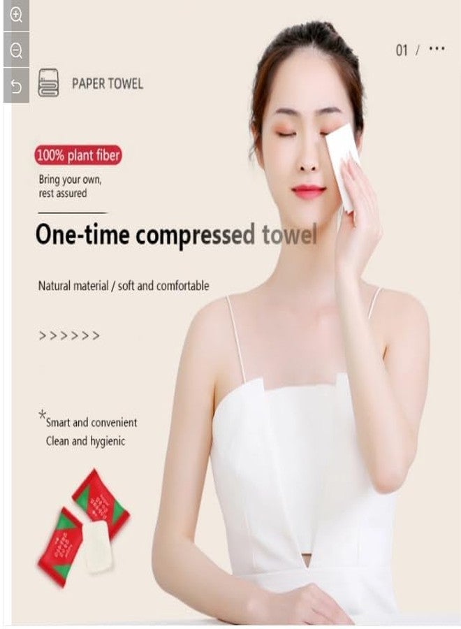 MANIBAM IMPEX Big Magic Tablet Towel Tissues Paper Big Disposable Pure Cotton Compressed Portable Travel Facial Towel Water Wet Wipe (20) - Image 5
