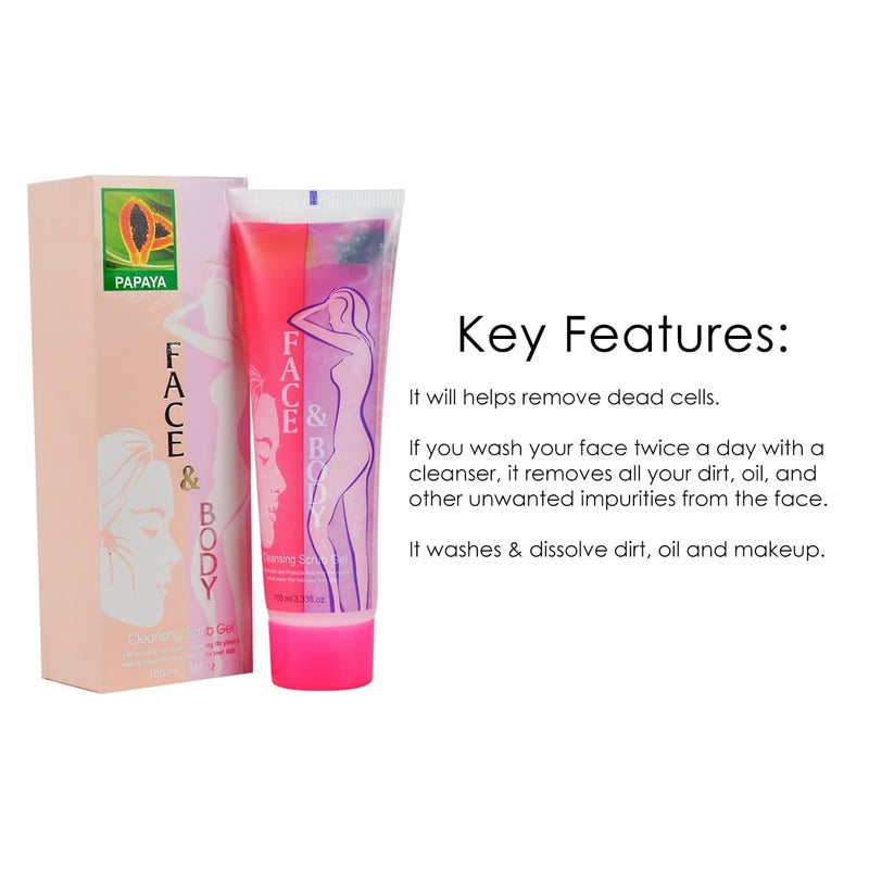 Adbeni FACE & BODY CLEASING SCRUB GEL 100ml - Image 2