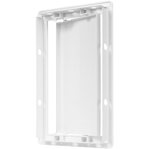 ECOPRO VENT 6" x 10" White Plastic Access Panel. Service Shaft Door Panel. Plumbing, Electricity, Heating, Alarm Wall Access Panel for Drywall. Bathroom Services Access Hole Cover. (6" x 10") - Image 5