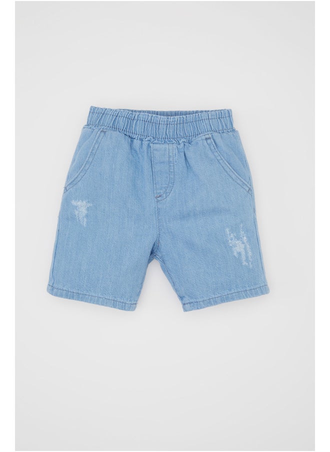 DeFacto Babyboy Regular Fit Denim Shorts  - Image 1
