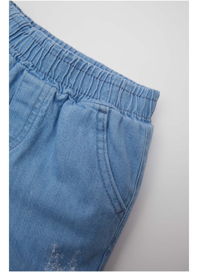 DeFacto Babyboy Regular Fit Denim Shorts  - Image 4