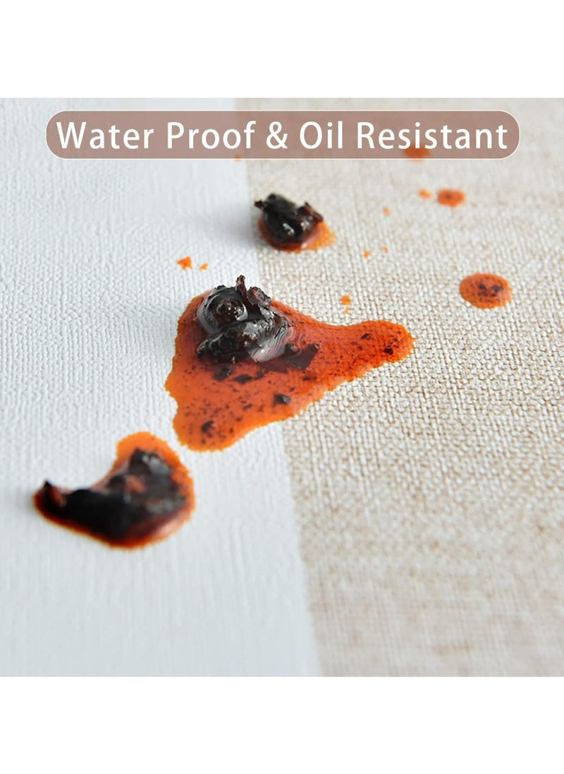 Oilproof Tablecloth Nordic Plaid Pvc Tablecloth Household  Waterproof Ins Rectangular Print Minimalist 55*70Inch Tablecloth