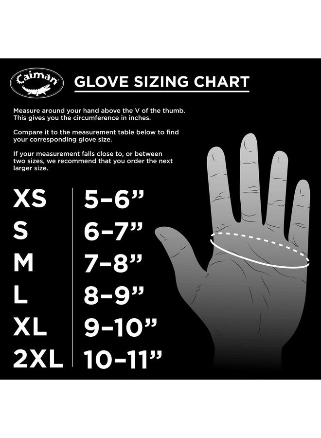 Caiman Caiman Premium Goat Grain TIG/Multi-Task Welding Gloves, Split Cowhide Back, 4-Inch Extended Cuff, White/Gold, X-Large (1540-6)  - Image 5