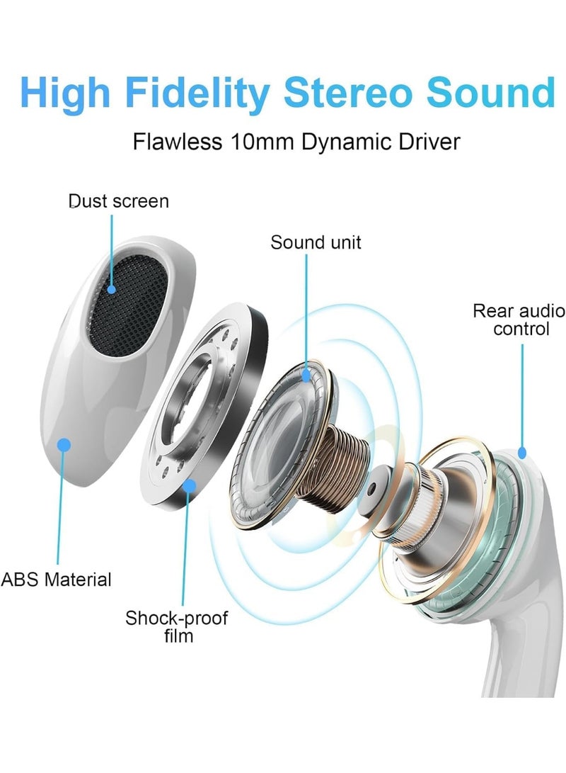 caijin USB-C Earphones: Lossless audio quality and full compatibility; suitable for Huawei, Xiaomi, and Apple devices with a USB-C port - Image 3