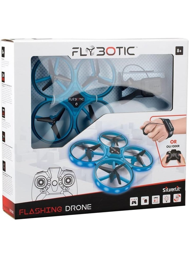 Silverlit Flybotic Remote Control Flashing Drone - Image 1
