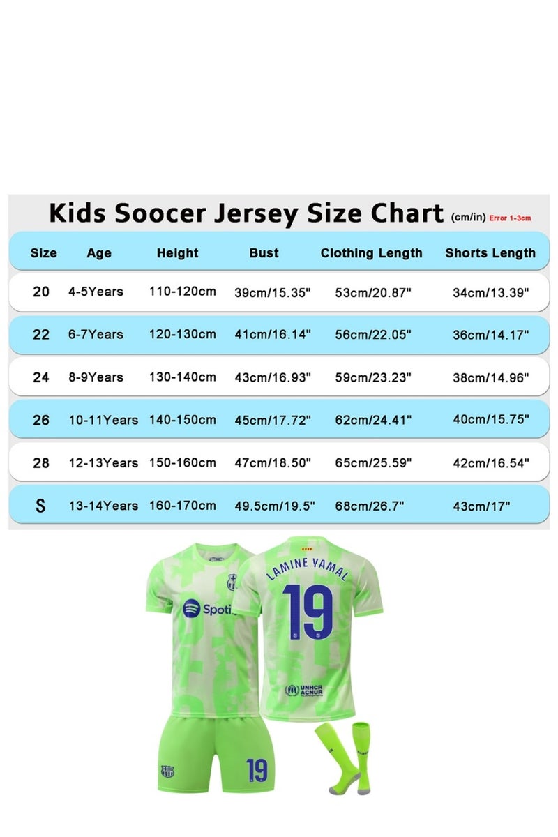 Football Jerseys For Kids Youth Yamal Soccer Shirt Training uniform Suit - Image 3