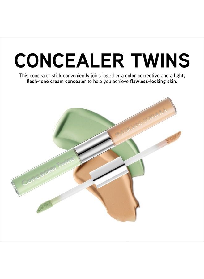 Physicians Formula Cream Dual-Ended Concealer Stick Green/Light, Neutralizing, Dark Circles, Scars, Blemishes, Eyes - Image 4