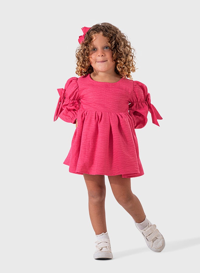 اون كيدز فستان كتان للبنات أطفال صغار - Image 2