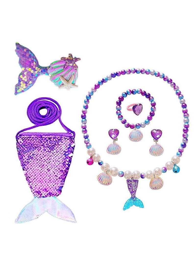 10-Piece Mermaid Tail Swimming Costume Set - Image 4