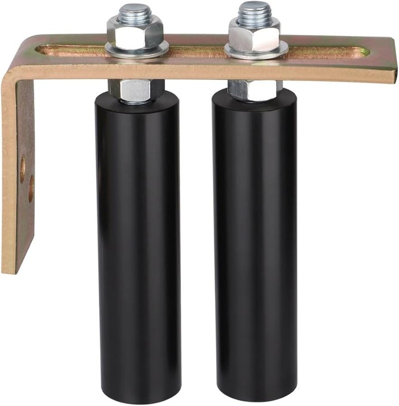 Heavy Duty Sliding Gate Roller Kit Adjustable Guide With L Bracket For Smooth Rolling Door System - Image 2