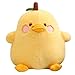 PEACH CAT Cute Fruit Pear Duck Plush Pillow Duck Stuffed Animal Toy for Kids Yellow 16 - Image 2