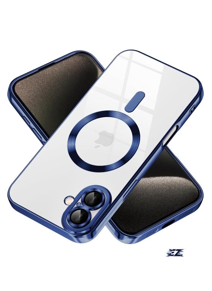 ELTRAZONE iPhone 16 Magnetic Case Compatible with Mag-Safe – Built-in Camera Protector, Soft TPU Anti-Scratch Shockproof Slim Clear Case for iPhone 16 (6.1 Inch) – Stylish, Durable, and Secure Protection - Image 1