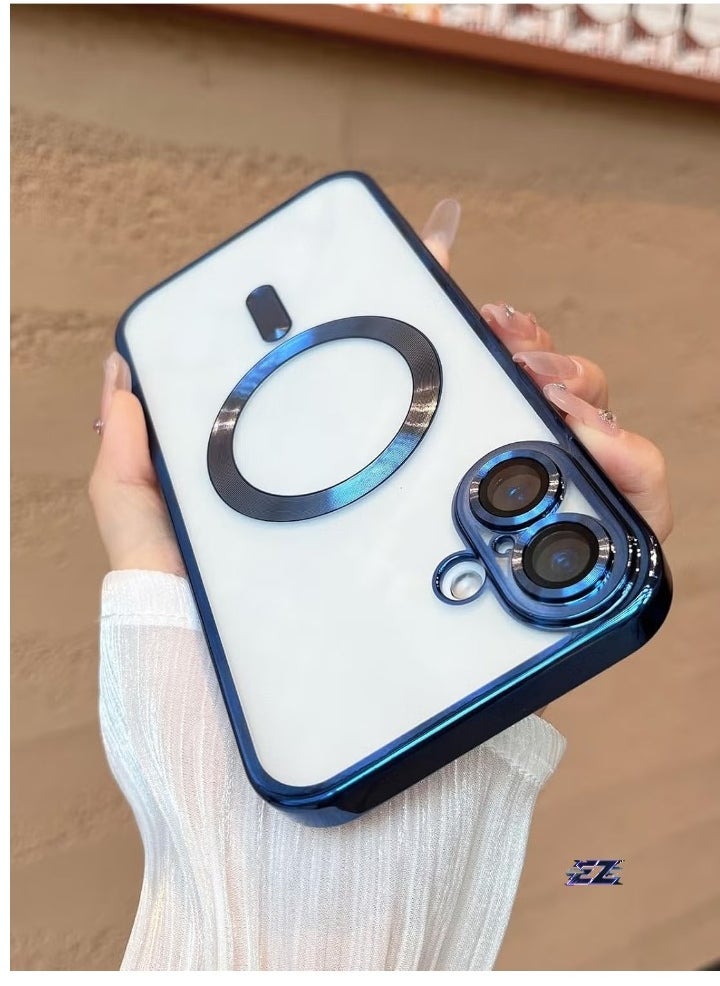 ELTRAZONE iPhone 16 Magnetic Case Compatible with Mag-Safe – Built-in Camera Protector, Soft TPU Anti-Scratch Shockproof Slim Clear Case for iPhone 16 (6.1 Inch) – Stylish, Durable, and Secure Protection - Image 2