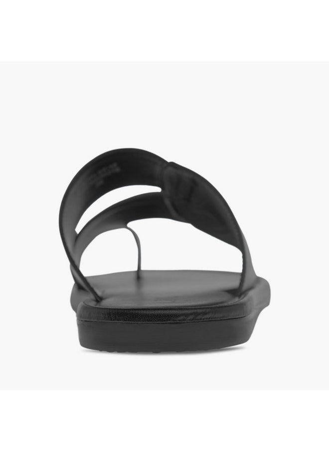 LBL by Shoexpress Boys Textured Slip-On Arabic Sandals with Toe Loop Detail  - Image 4
