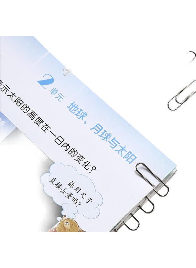 M.G Chenguang (M&G) Stationery 3# Nickel-Plated Paper Clips, Metal Rust-Resistant Binder Clips, Office Supplies, 200 Pieces/Box, Abs91697, Back-To Essential - Image 3