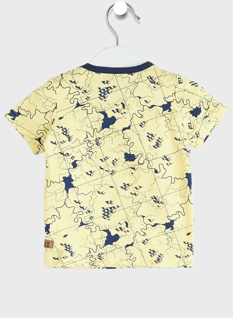 koko noko Kids Pocket Detail T-Shirt