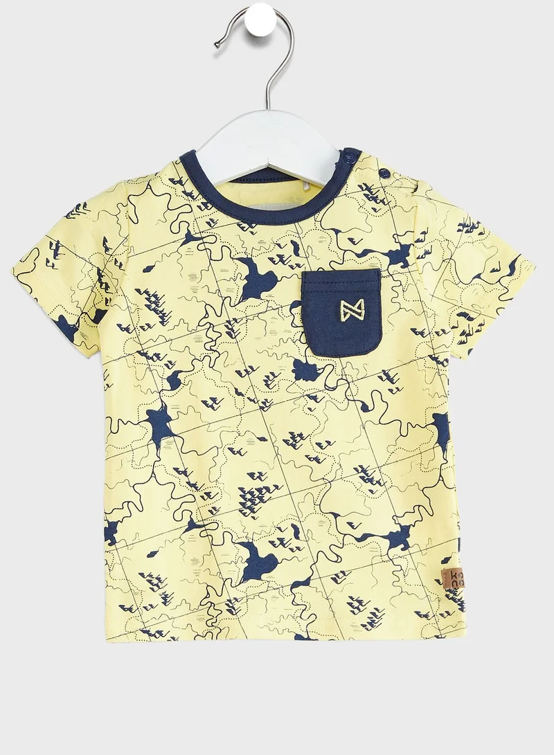 koko noko Kids Pocket Detail T-Shirt