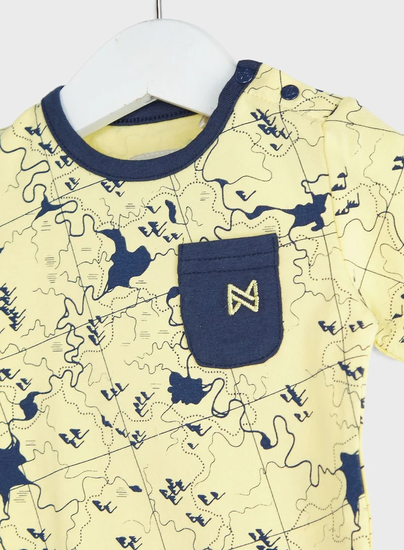 koko noko Kids Pocket Detail T-Shirt