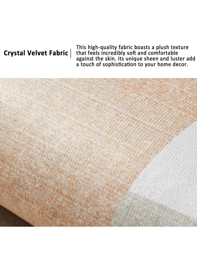 Sharpdo Modern Area Rugs Simple Short Pile Carpet Living Room Bedroom Rug Anti Slip Floor Carpet Home Decor Rectangle Brown Polyvinyl Chlorid  200*300CM - Image 3