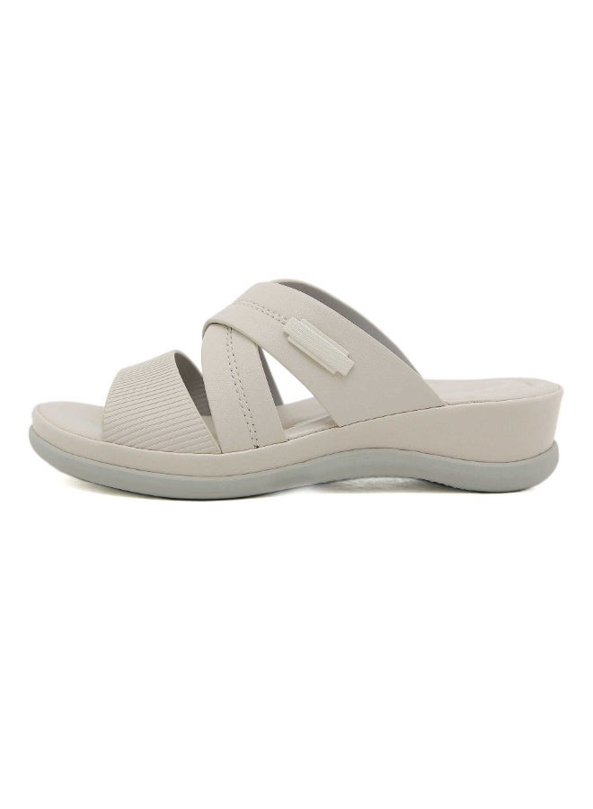 NIBEMINENT Summer   Sandals Fashionable And Atmospheric  Large-Sized Thick-Soled Slippers Beach Shoes Comfortable - Image 1