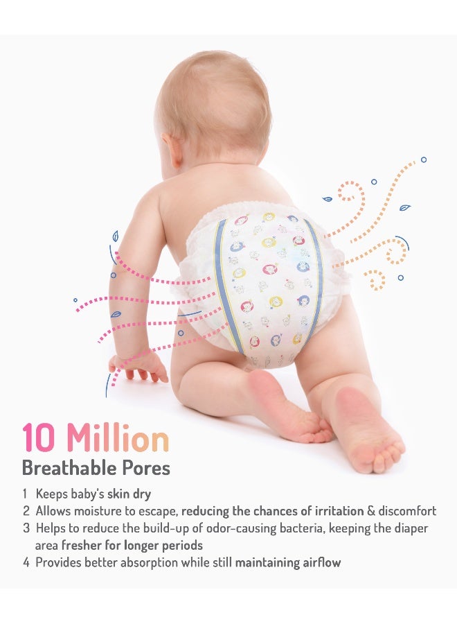 Bonfino حفاضات بونفينو المميزة بنمط الشريط، الحجم 2، صغير - 23 قطعة - Image 3