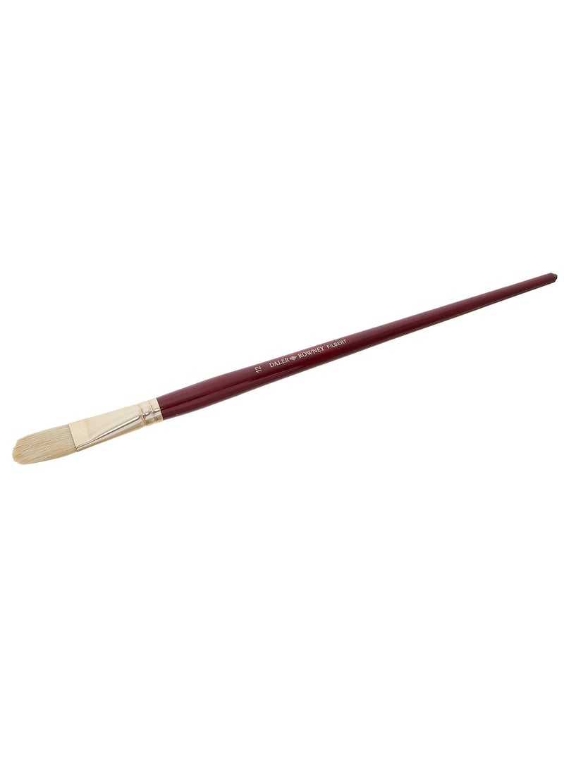 Daler Rowney 7-Piece Long Handled Paint Brushes With White Natural Bristles  - Image 3