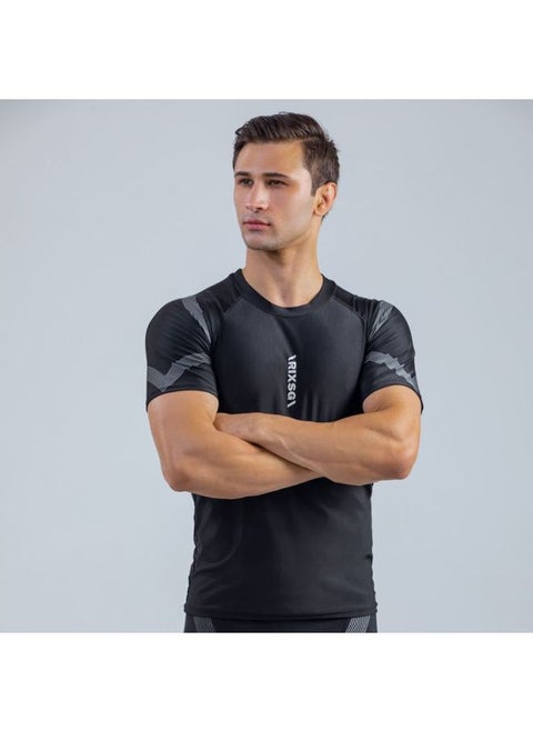 Xiao Shu Men's Swimsuit Swimming Trunks Suit Swimsuit Top Full Body Men's Five Points Professional Flat Angle Quick-drying Swimming Equipment-Color:separate Top-