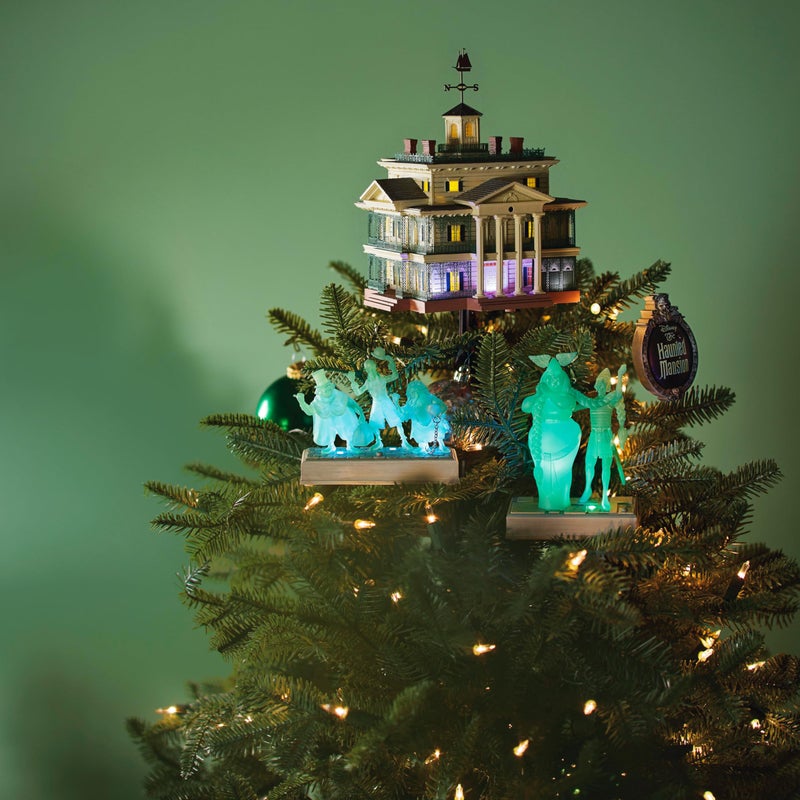 Hallmark Keepsake Christmas Tree Topper 2025, Disney The Haunted Mansion Collection Disneyland Manor with Light and Sound, Gifts for Disney Fans - Image 2