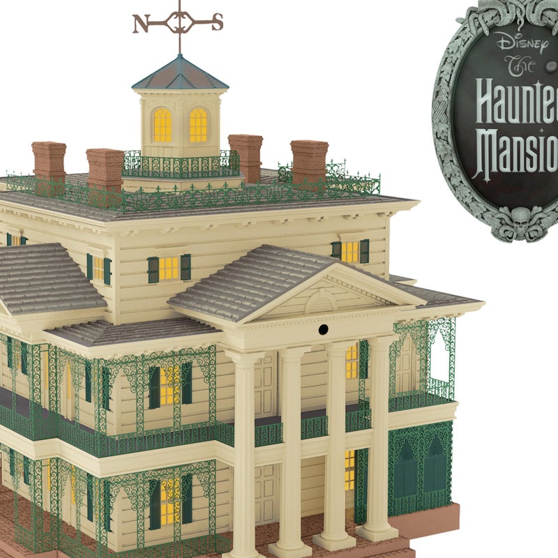 Hallmark Keepsake Christmas Tree Topper 2025, Disney The Haunted Mansion Collection Disneyland Manor with Light and Sound, Gifts for Disney Fans - Image 4