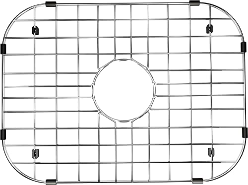 SANNO Kitchen Sink Grate Stainless Steel Protector Grid Rack for Bottom Center Drain  18 L X 134 W