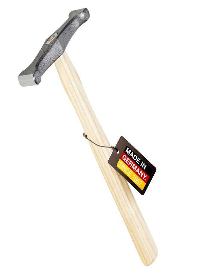 Picard Grooving Hammer 500g - Dual Cross Peen Hammer, Arched & Polished Faces, Grey Enamel Finished Alloy Steel Head, Ring Wedge Fixture, Ash Handle, 0017501-0500 - Image 1