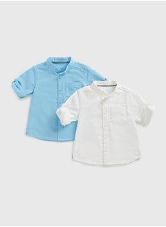 Blue and White Oxford Shirts - 2 Pack