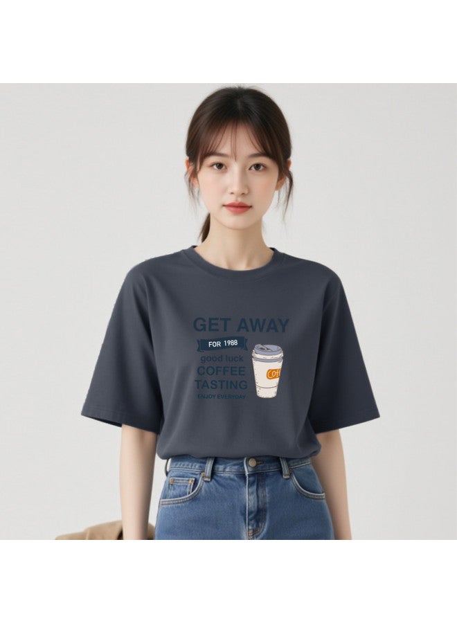 Your Sun Premium Minimalist Women'S Basic Tee, Summer Thin Pure Cotton T-Shirt, Ladies Short Sleeve Top - Image 5