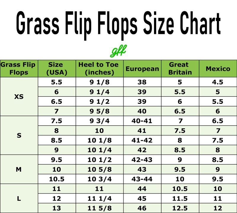 GFF Grass Flip Flops for Men/Women/Kids - XS/S/M/L Size Sandal - Camo/Black/Pink Color Slippers - Image 5