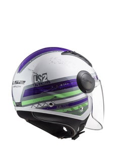 LS2 HELMET OF562 Airflow HALF Face Racing Helmet - Size Medium - Color: White x Violet - pzsku/Z1745A5AEB979FB8B35A2Z/45/_/1723985749/4b4f4935-fe3d-4150-a79b-765e83d3dbd5