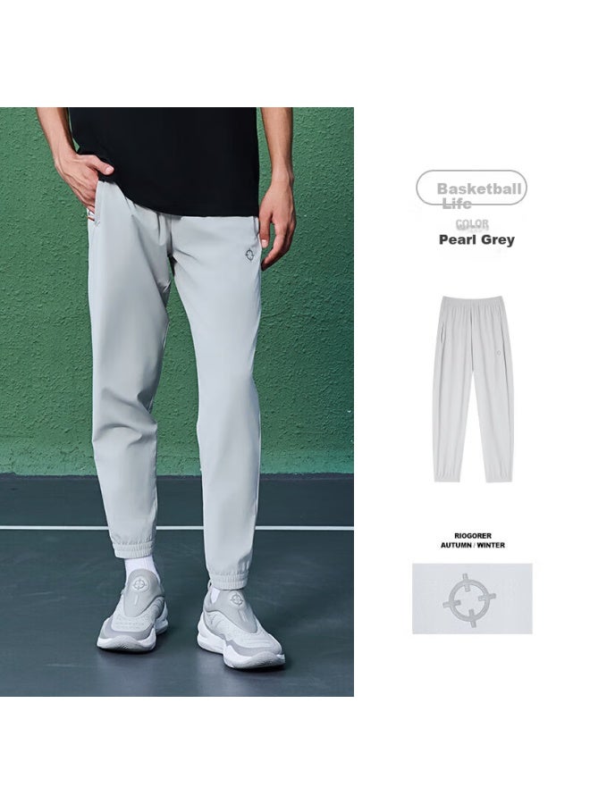 Rigorer Men'S Quick Dry Ice Silk Sports Pants Loose Breathable Woven Ice Skin Running Exercise Pants Men - Image 1