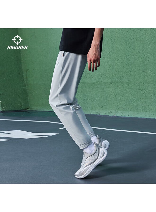 Rigorer Men'S Quick Dry Ice Silk Sports Pants Loose Breathable Woven Ice Skin Running Exercise Pants Men - Image 4