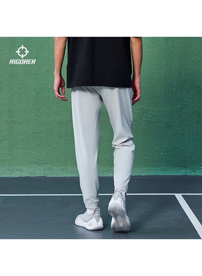 Rigorer Men'S Quick Dry Ice Silk Sports Pants Loose Breathable Woven Ice Skin Running Exercise Pants Men - Image 5