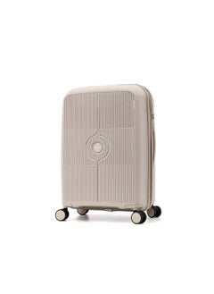GIORDANO Durable PP Hard Shell Luggage Trolley Bag 3 Pieces Set,Beige (S-20,M-24,L-28 Inch)  - Image 2