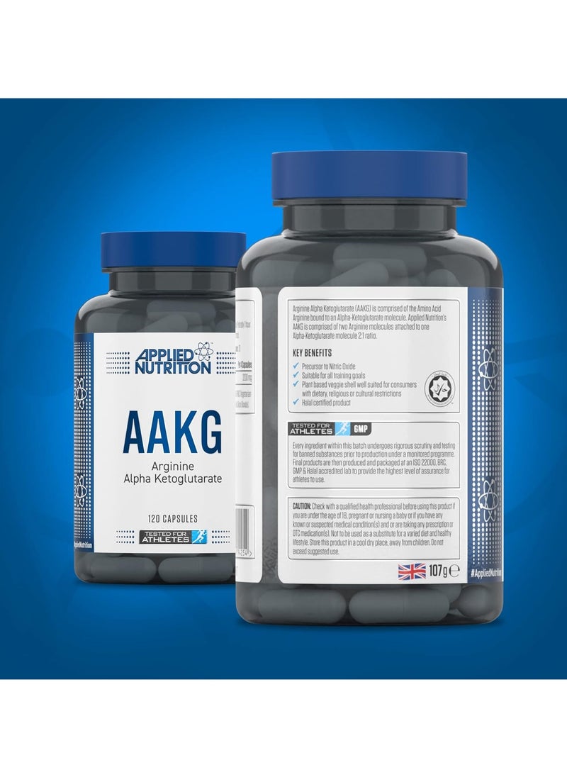 Applied Nutrition - Aakg Arginine Alpha Ketoglutarate 120Caps - Image 1