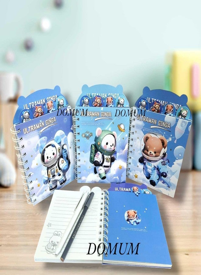 DOMUM Ultraman Ginga Slam Book for Kids, Featuring Cute Alien Theme Characters/Note Book/Dairy For Kids/Page 80 /Size 18cmX12cm- Pack Of 1 (C) - Image 2