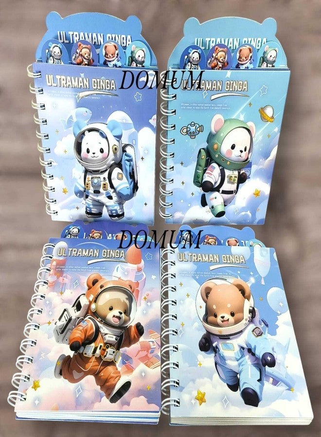DOMUM Ultraman Ginga Slam Book for Kids, Featuring Cute Alien Theme Characters/Note Book/Dairy For Kids/Page 80 /Size 18cmX12cm- Pack Of 1 (C) - Image 3