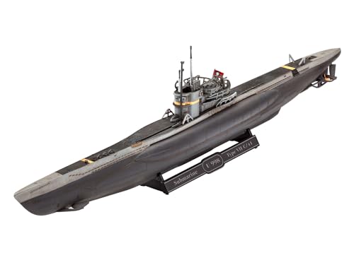Revell مجموعة نموذج بلاستيكي غواصة ألمانية من نوع VII C/41 1: 350 من ريفيل RV05154 05154 5154 - Image 3