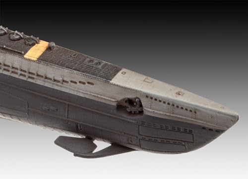 Revell مجموعة نموذج بلاستيكي غواصة ألمانية من نوع VII C/41 1: 350 من ريفيل RV05154 05154 5154 - Image 4