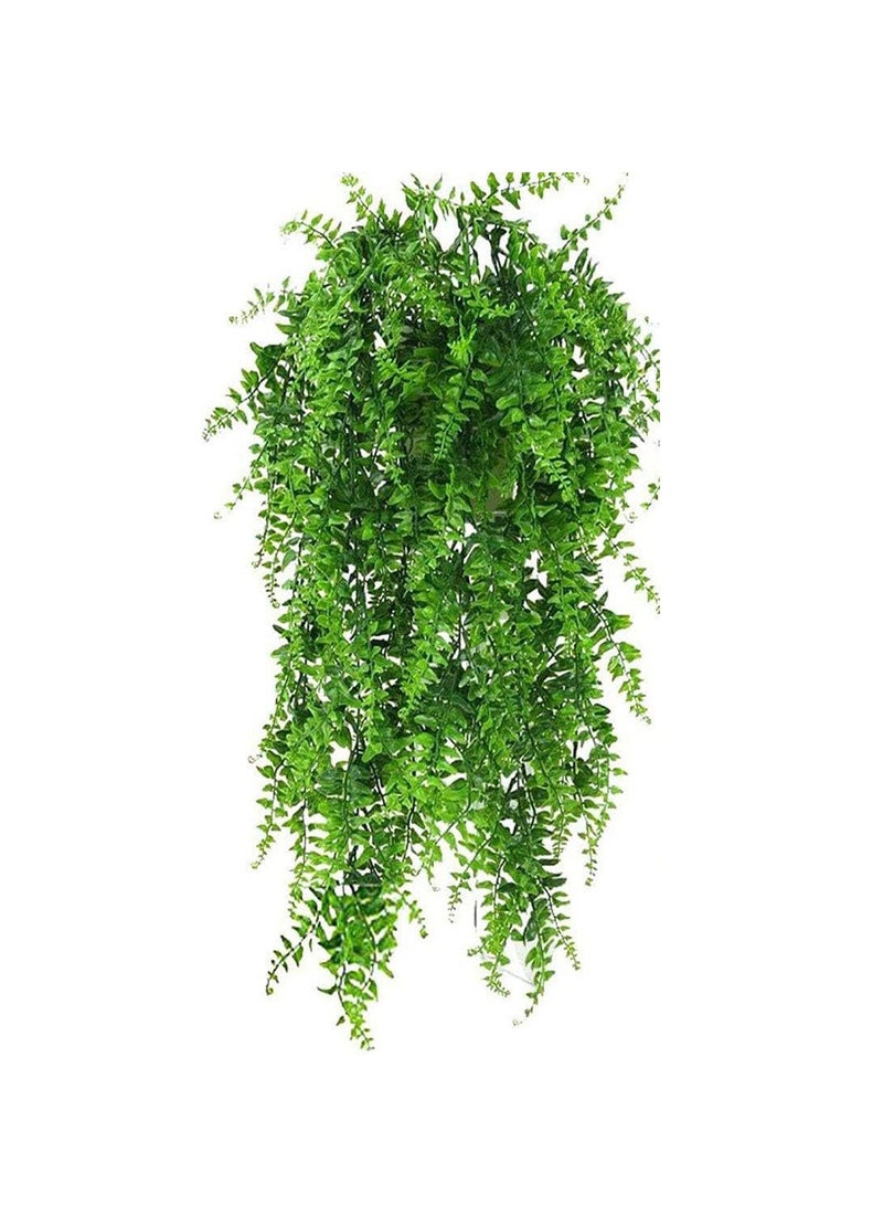 Arabest 78cm Artificial Fern Persian Grass Rattan Simulation Greenery Persian Wall Hanging Vine Decorative Plant Wall For Home and Office Indoor and Outdoor Garden Bookshelf - Image 1