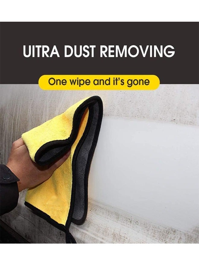 5 Pcs Microfiber Car Drying Towel 30x40cm, Made From High Quality Microfiber Cloth and Ensure Long-Term Use, Can Help Instantly Soak Water and Other Liquids Up Without Leaving Any Stains - Image 5